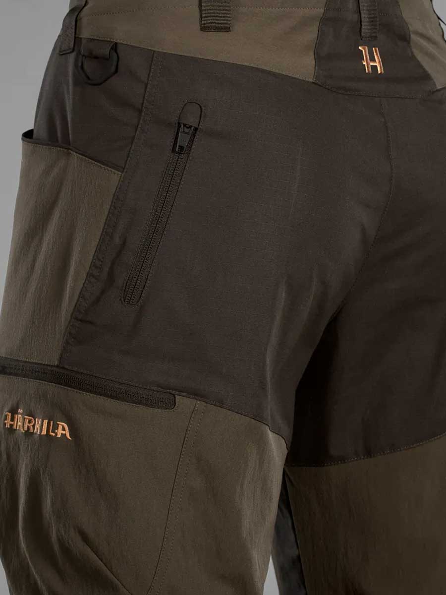 HARKILA Ragnar Trousers - Mens - Willow Green & Shadow Grey - Image 2