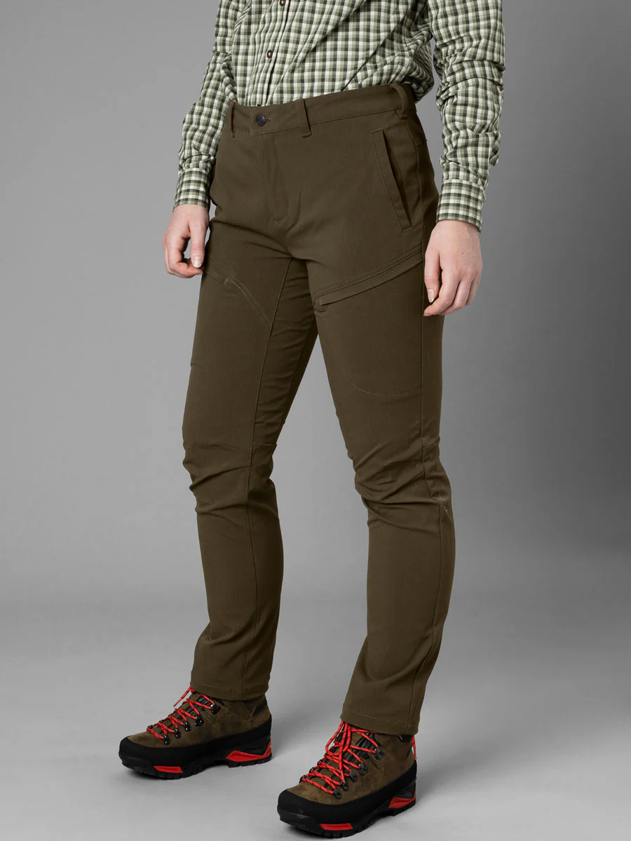 HARKILA Retrieve Light Trousers - Ladies - Dark Warm Olive - Image 2