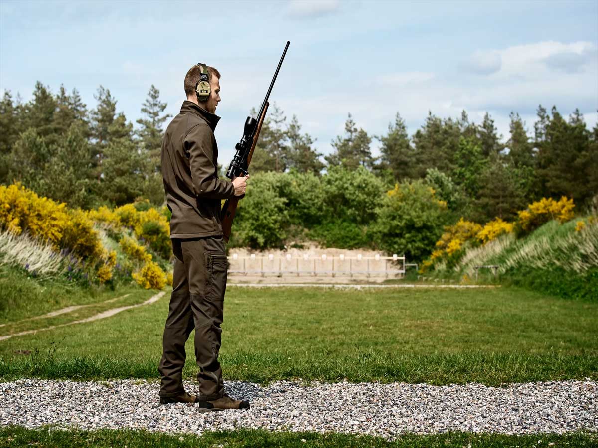 HARKILA Scandinavian Softshell Jacket - Mens - Willow Green / Shadow Brown - Image 8