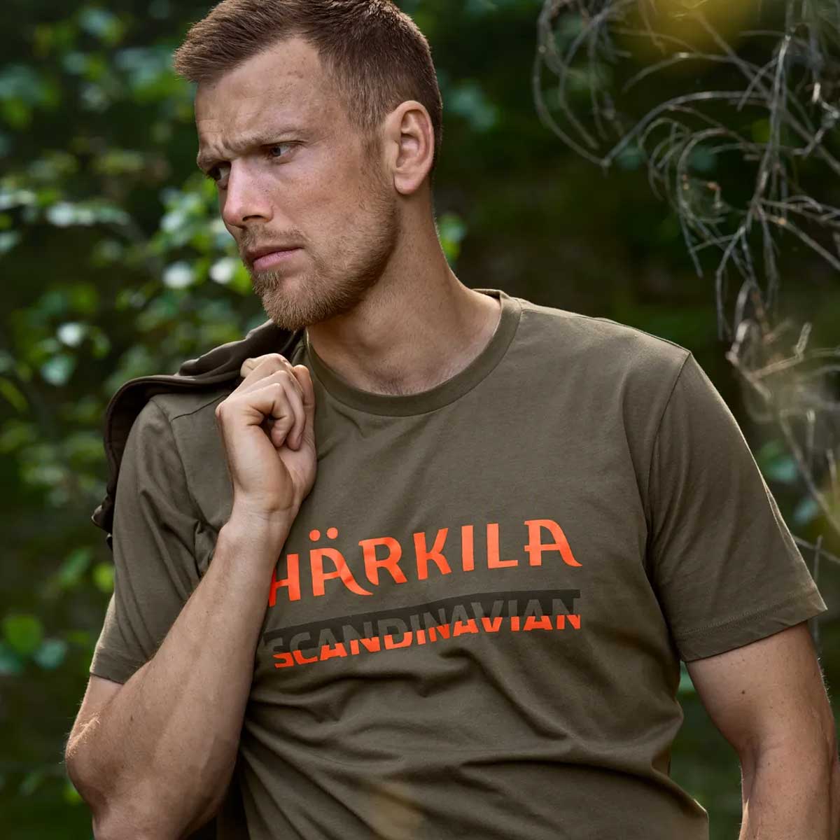 HARKILA Scandinavian T-Shirt - Mens - Grape Leaf - Image 3