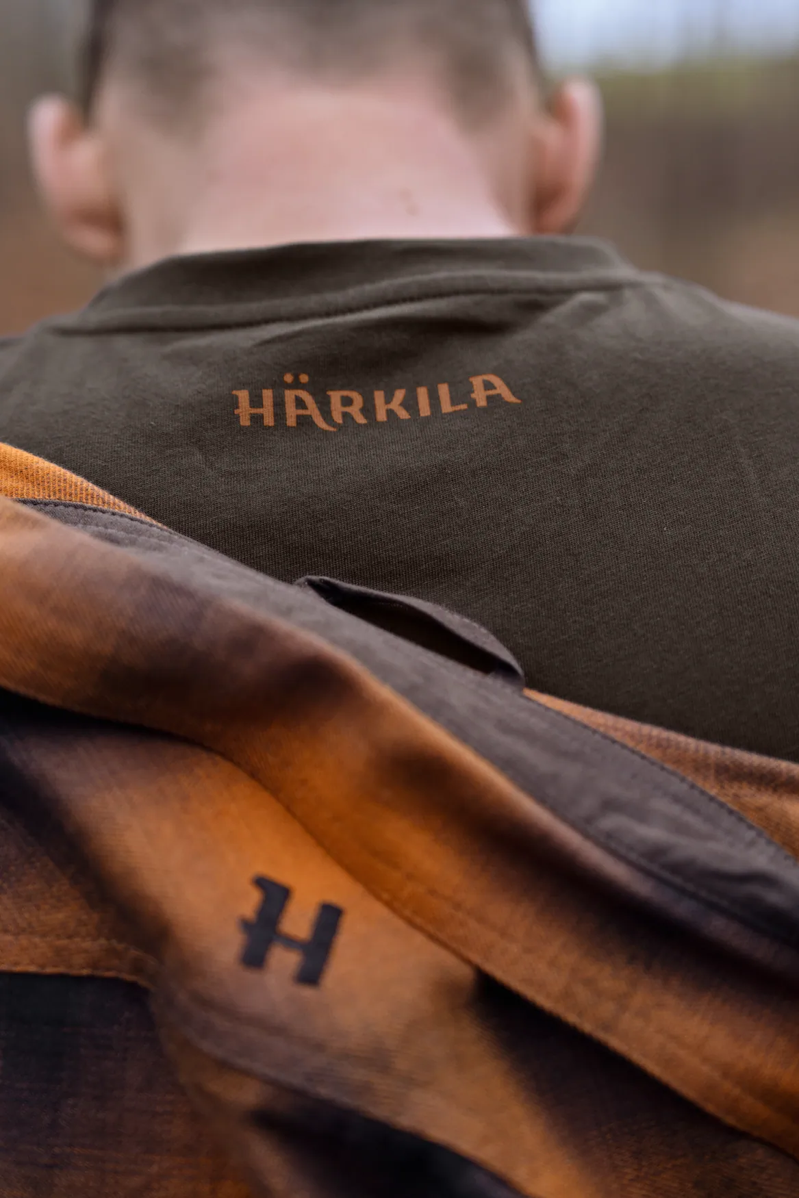 HARKILA Scandinavian T-Shirt - Mens - Shadow Brown - Image 4