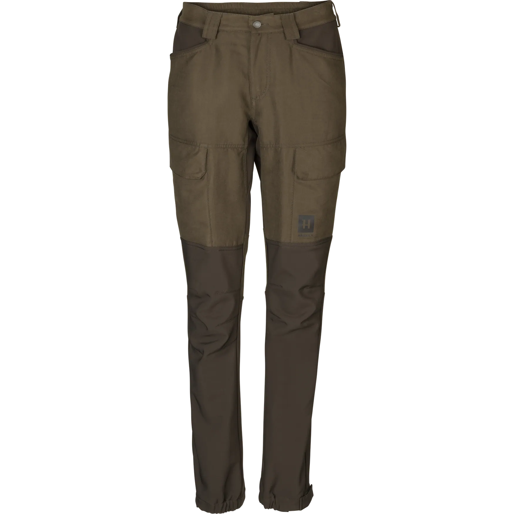 HARKILA Scandinavian Trousers - Womens - Willow Green / Deep Brown