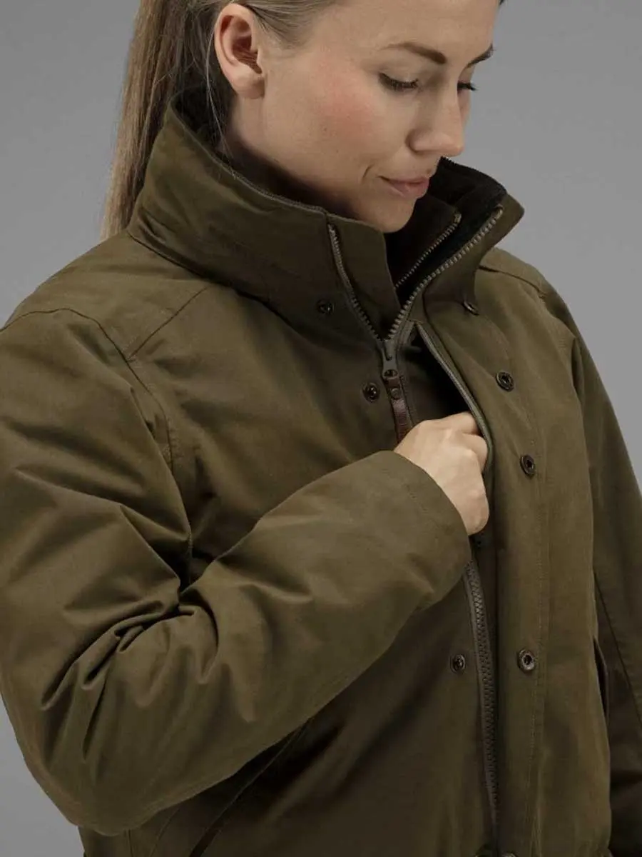 HARKILA Retrieve Waterproof Jacket - Womens - Warm Olive - Image 5