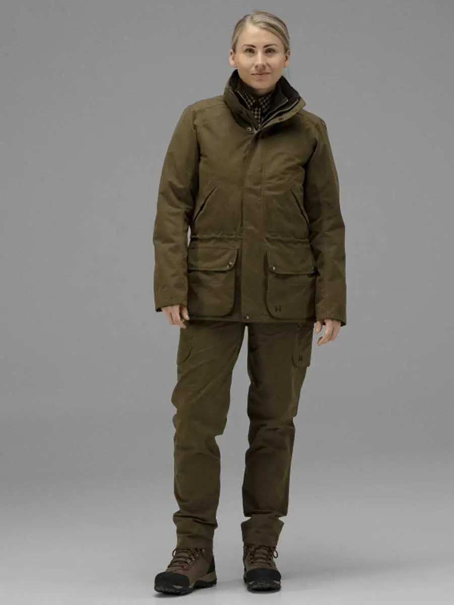 HARKILA Retrieve Waterproof Jacket - Womens - Warm Olive - Image 8