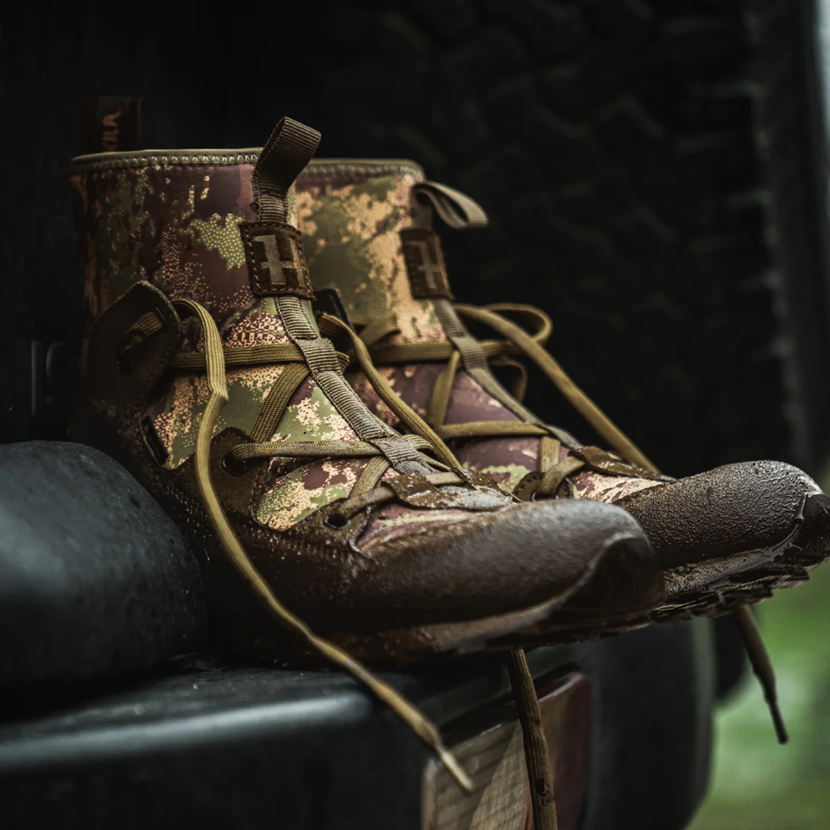 HARKILA Stalking Waterproof GTX Sneakers - AXIS MSP Forest Camo - Image 2