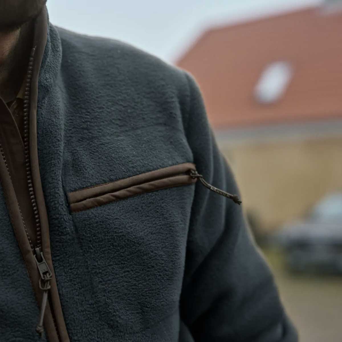 HARKILA Torsby Fleece Jacket - Mens - Dark Navy - Image 4