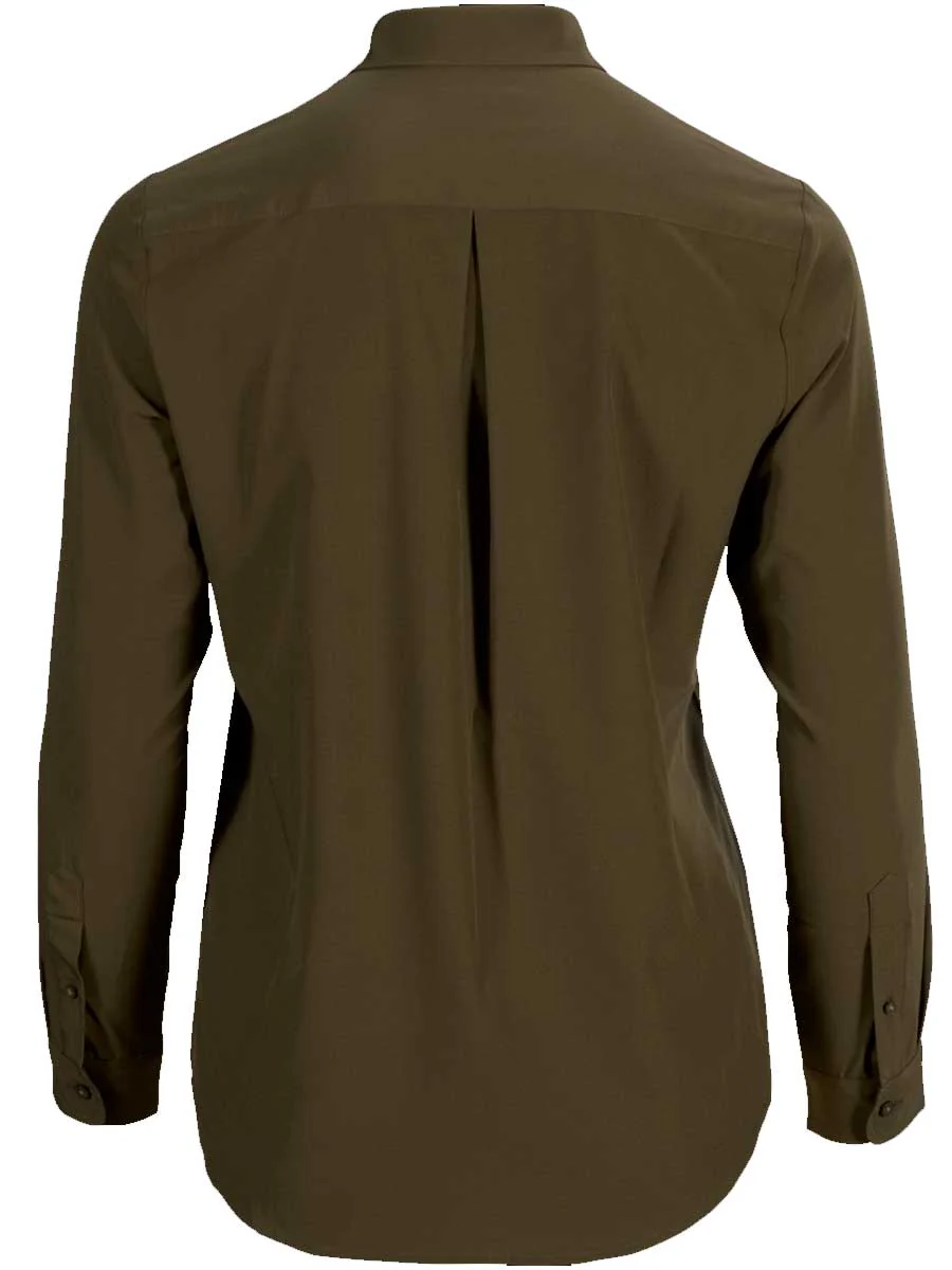 HARKILA Trail Long Sleeve Shirt - Ladies - Willow Green - Image 3
