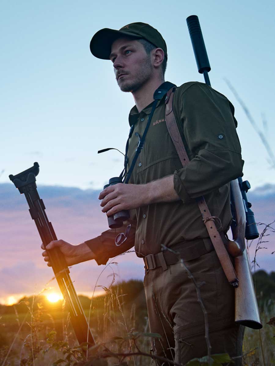 HARKILA Trail Long Sleeve Shirt - Mens - Willow Green - Image 2