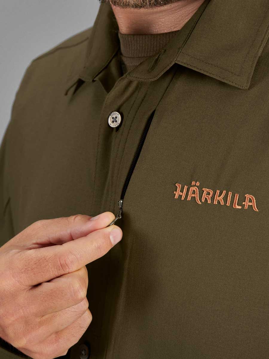 HARKILA Trail Long Sleeve Shirt - Mens - Willow Green - Image 3