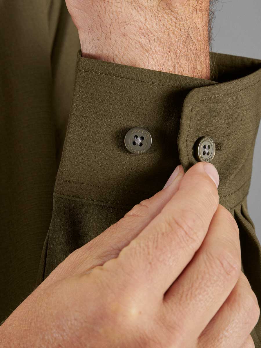 HARKILA Trail Long Sleeve Shirt - Mens - Willow Green - Image 5