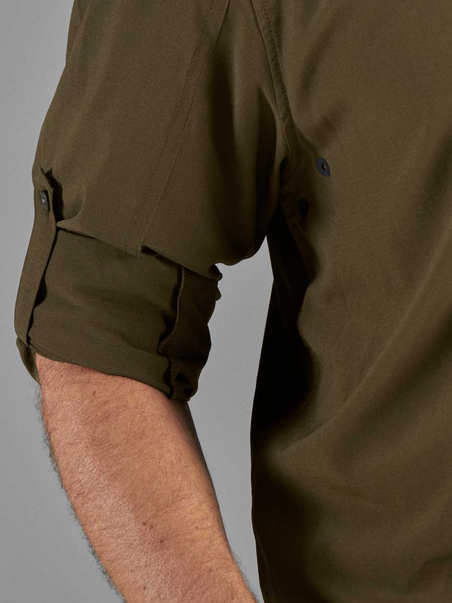 HARKILA Trail Long Sleeve Shirt - Mens - Willow Green - Image 6