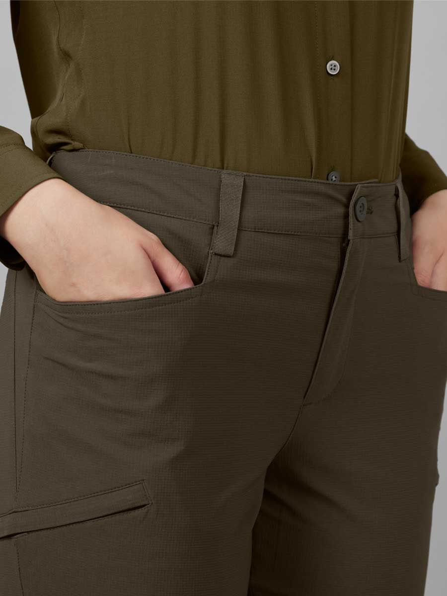 HARKILA Trail trousers - Ladies - Willow Green - Image 4