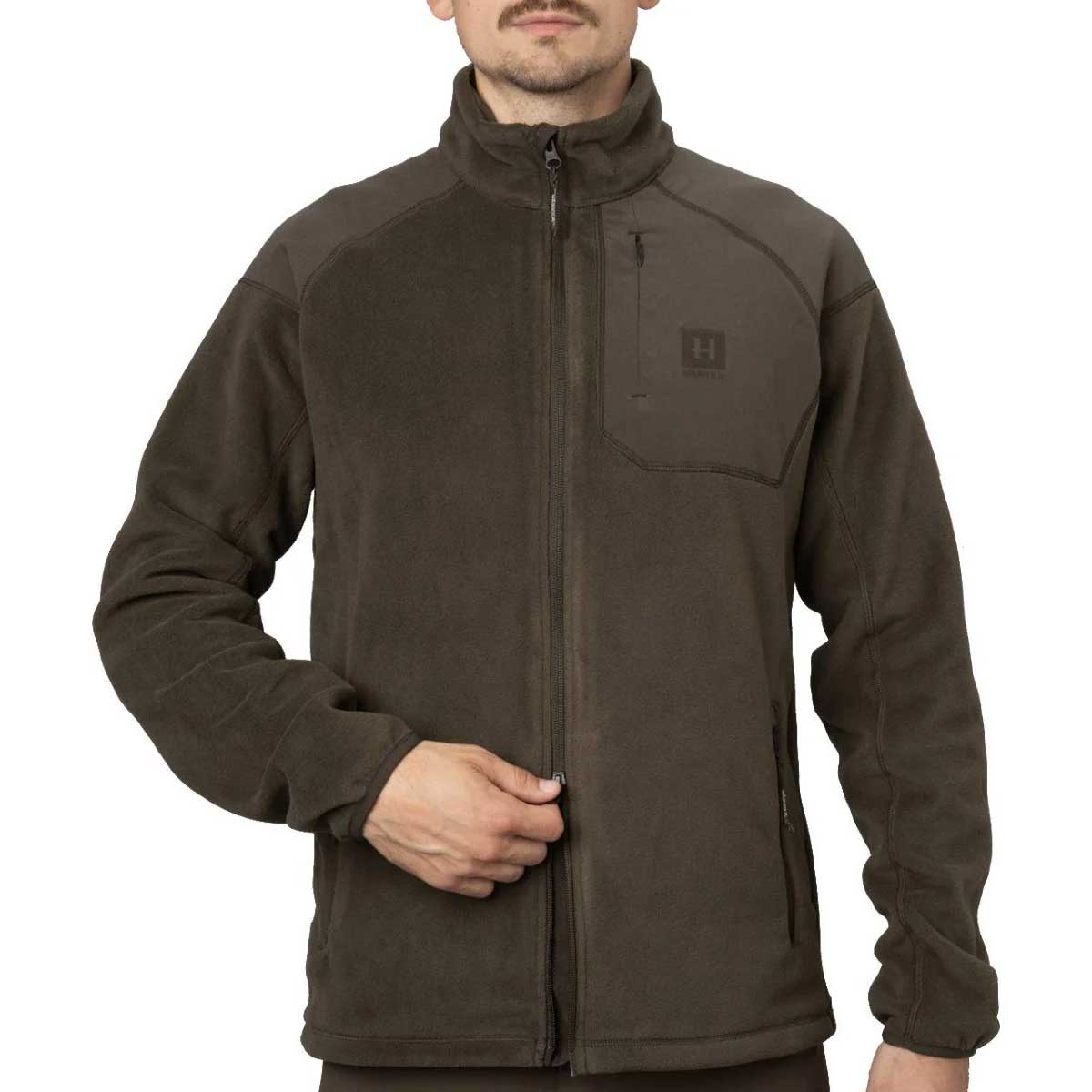 HARKILA Venjan 2.0 Fleece Jacket - Mens - Shadow brown - Image 3