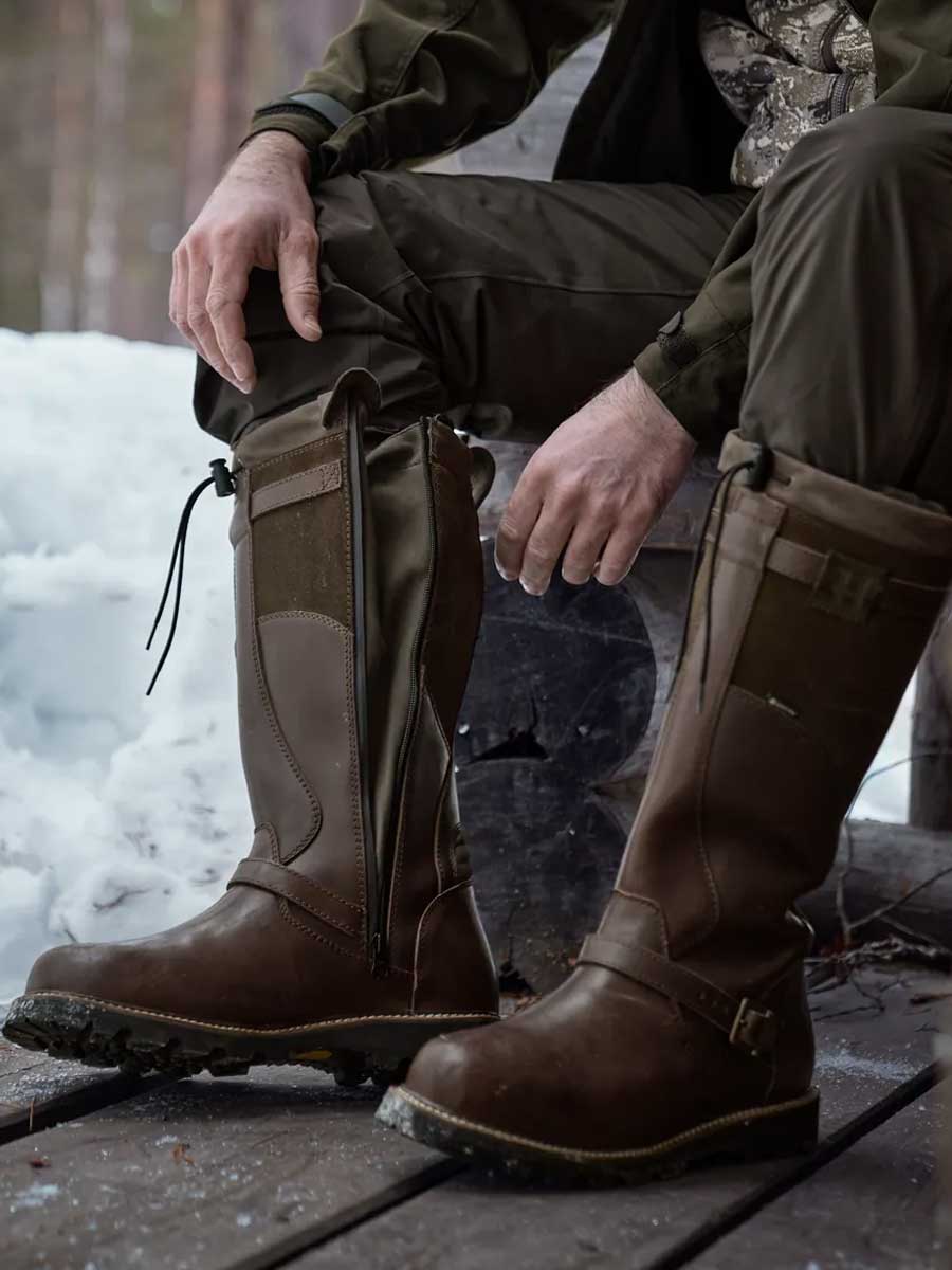 HARKILA Visent 2.0 GTX Boots - Mens - Willow Green / Shadow Brown - Image 2