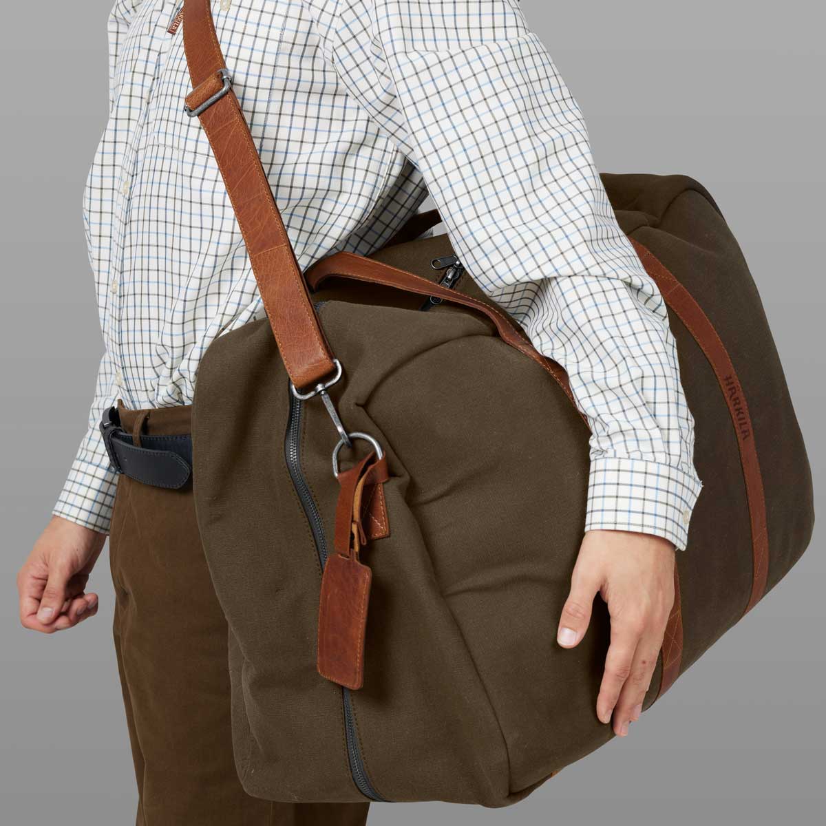 HARKILA Weekend Bag - 65 Litres - Warm Olive - Image 3