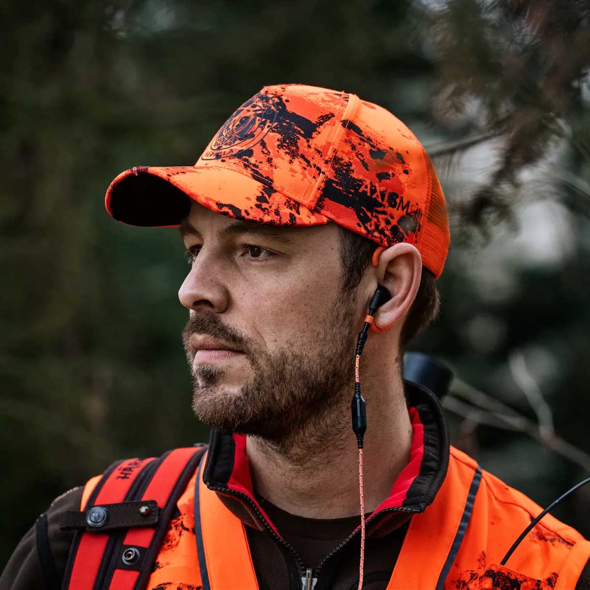 HARKILA Wildboar Pro Blaze Light Cap - AXIS MSP Orange Camo / Shadow Brown - Image 2