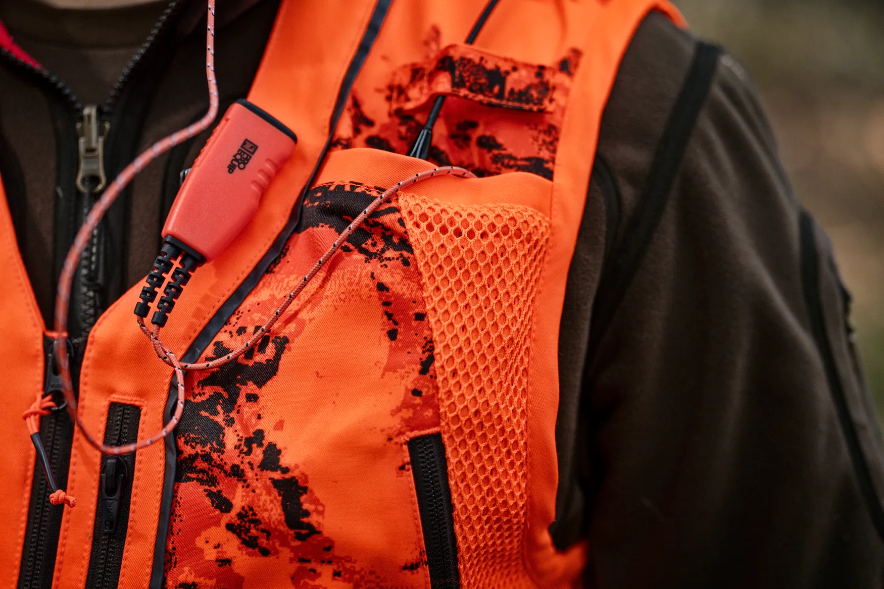 HARKILA Wildboar Pro Blaze Waistcoat - Mens - AXIS MSP Orange Camo - Image 8