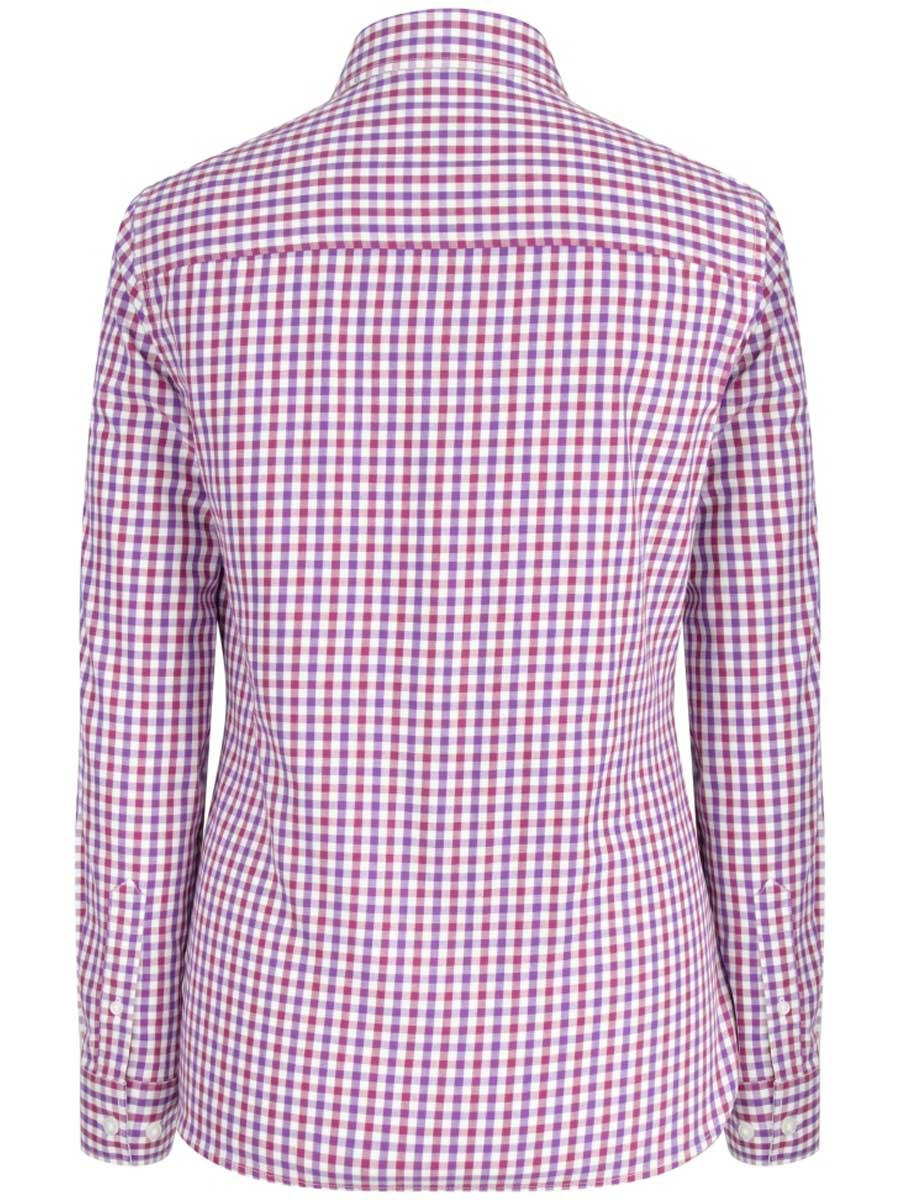 HOGGS OF FIFE Becky II Cotton Shirt - Women's - Pink/Blue - Image 3