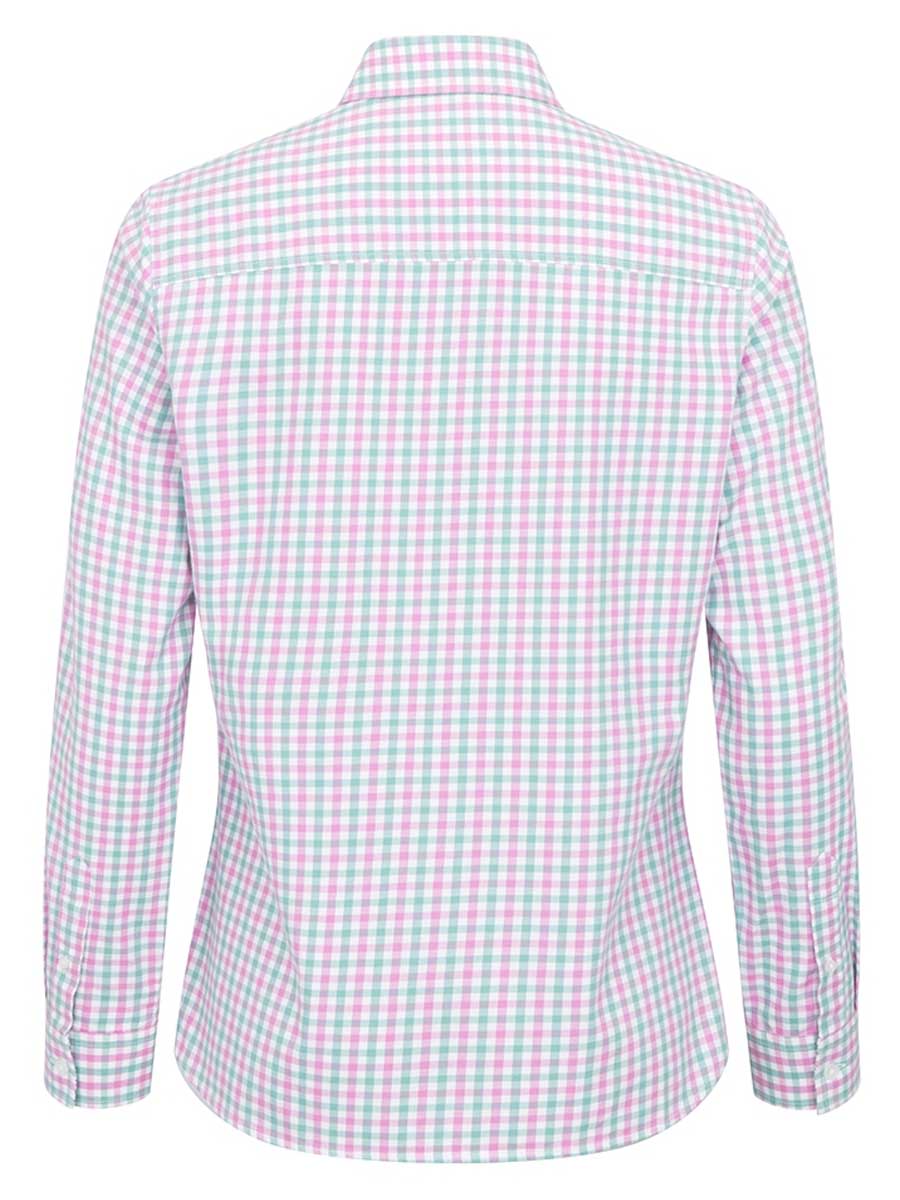 HOGGS OF FIFE Becky II Cotton Shirt - Women's - Seafoam/Candy - Image 2