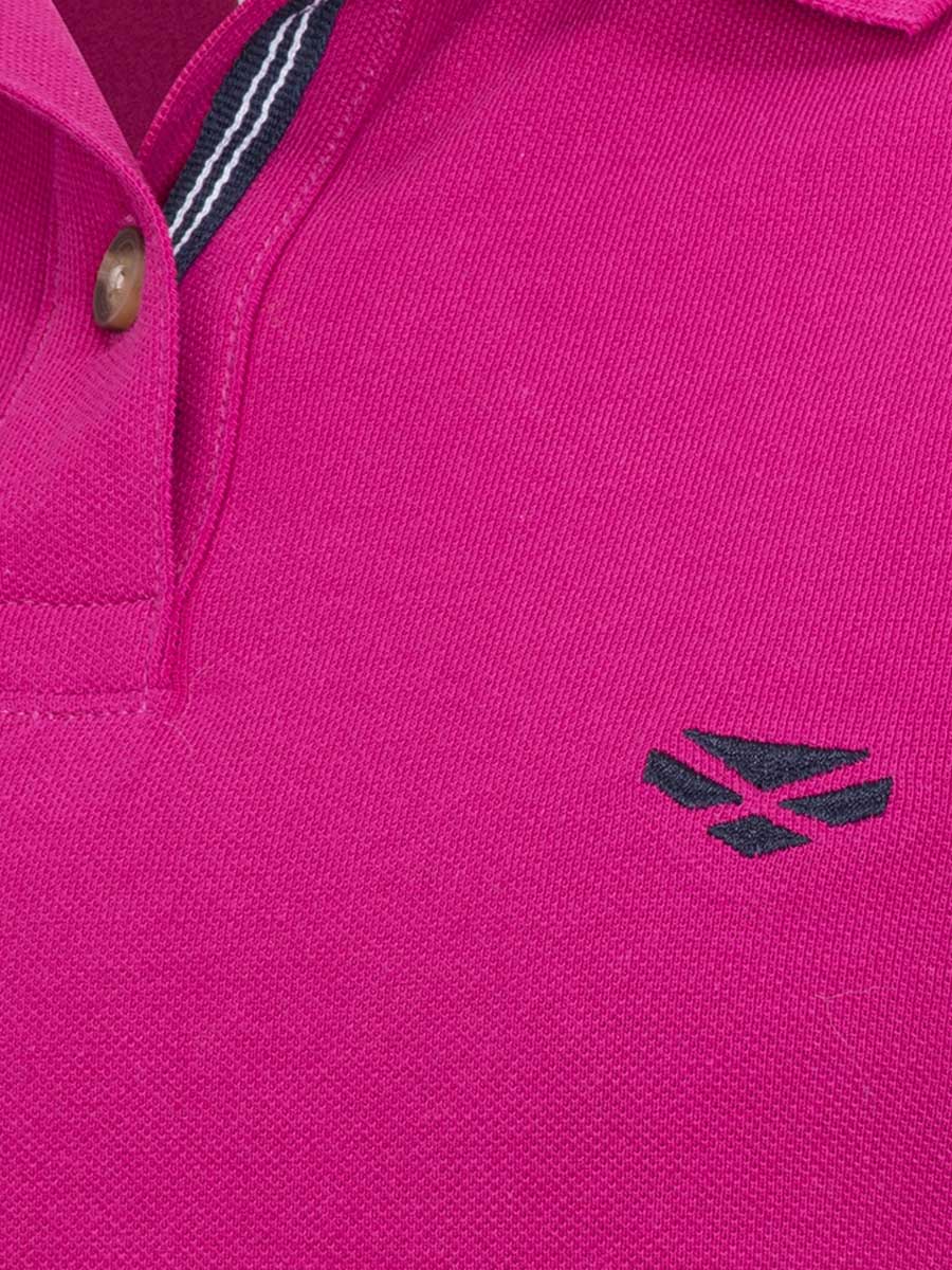 HOGGS OF FIFE Cora Pique Polo Shirt - Women's - Berry - Image 3