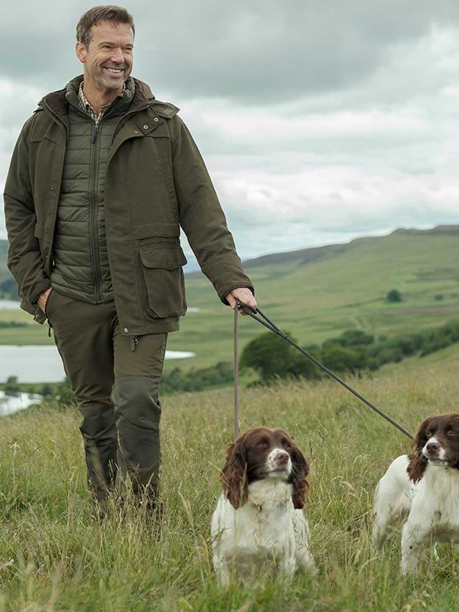 HOGGS OF FIFE Kincraig Mens Waterproof Field Jacket - Olive Green - Image 2