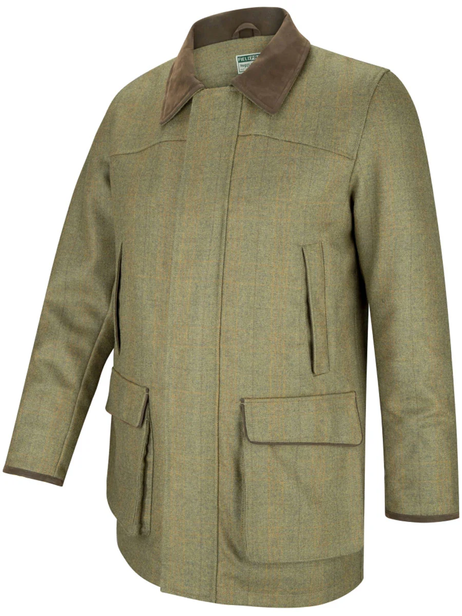 HOGGS OF FIFE Kinloch Mens Technical Tweed Field Coat - Autumn Bracken - Image 3