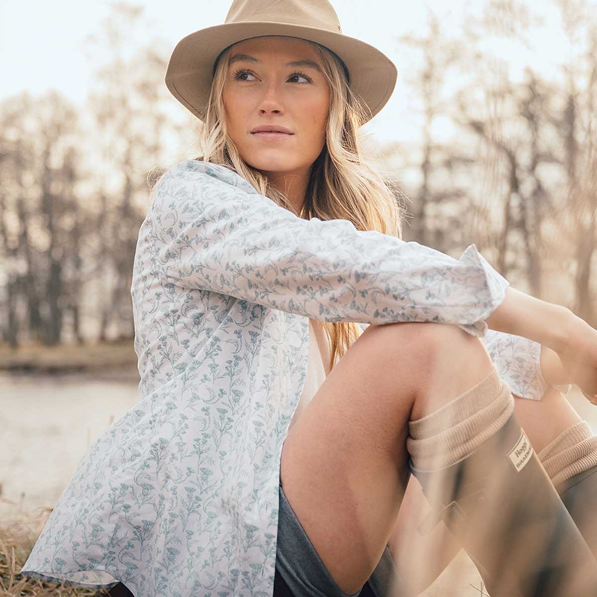 HOGGS OF FIFE Thistle Print Shirt - Womens - Seaform