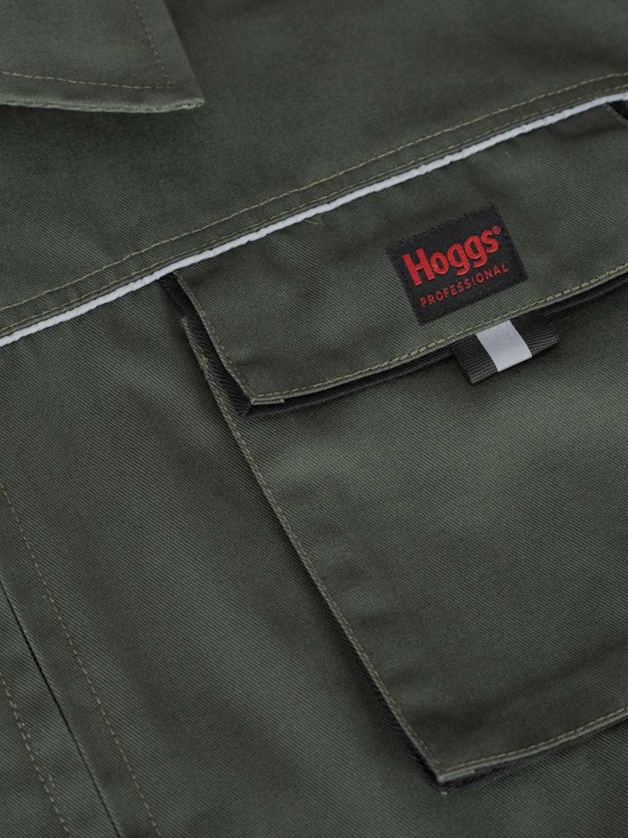 HOGGS OF FIFE WorkHogg Coverall - Zipped - Mens - Spruce/Black - Image 3