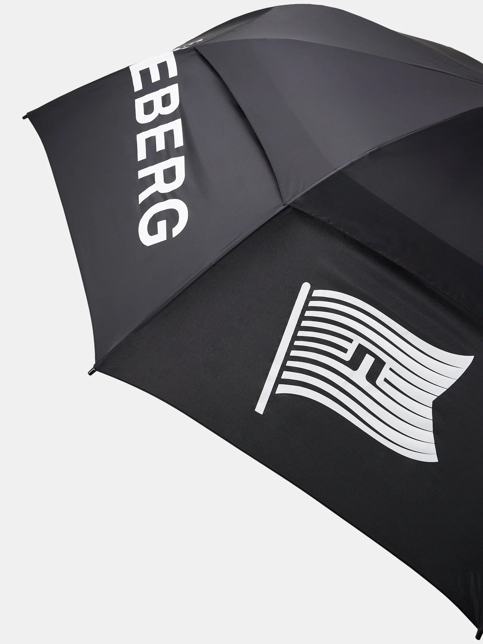 J.LINDEBERG Barrie Golf Umbrella - Black - Image 3