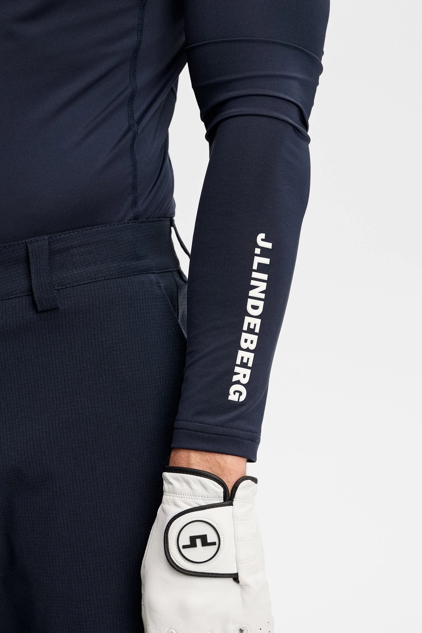 J.LINDEBERG Ello Compression Top – Men’s – JL Navy - Image 4