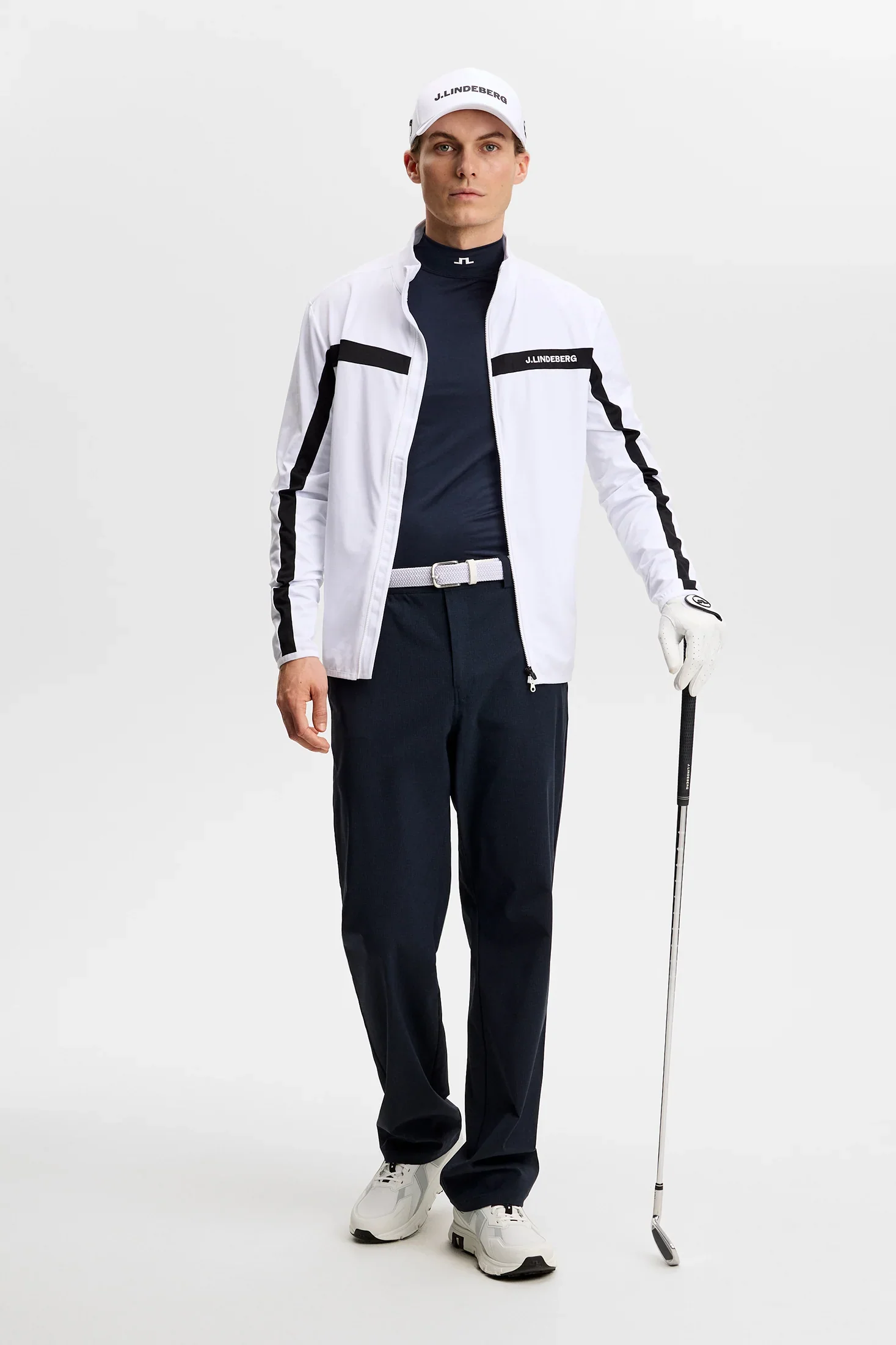 J.LINDEBERG Ello Compression Top – Men’s – JL Navy - Image 5