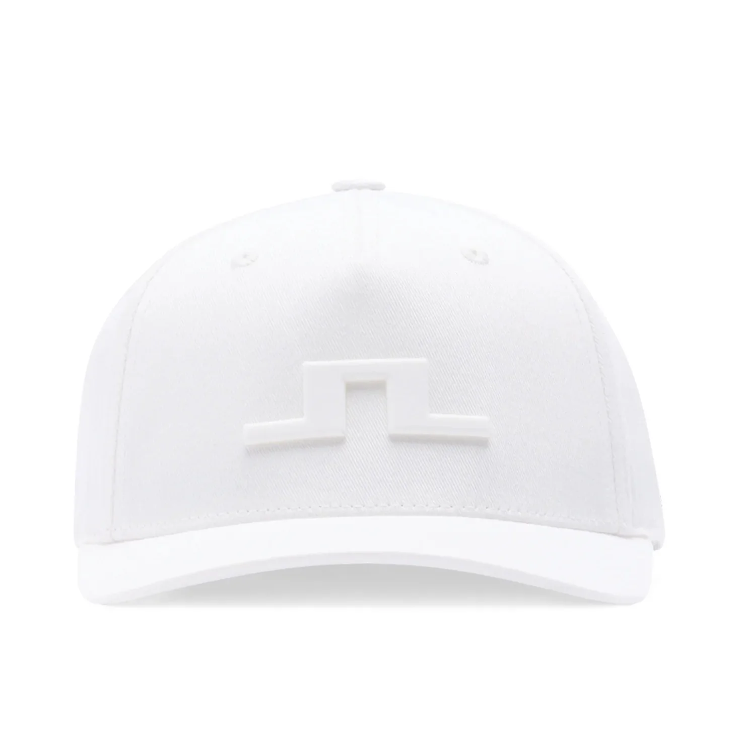 J.LINDEBERG Heath Cap – 3D Bridge Logo – White