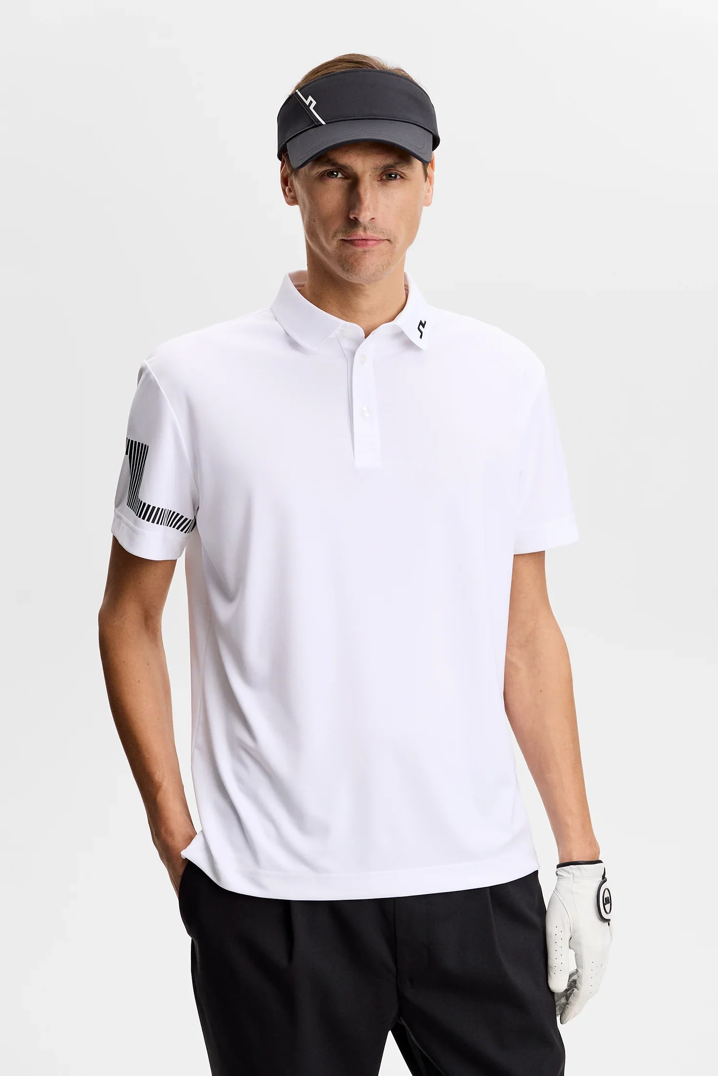 J.LINDEBERG Heath Polo Shirt – Men’s – White - Image 2