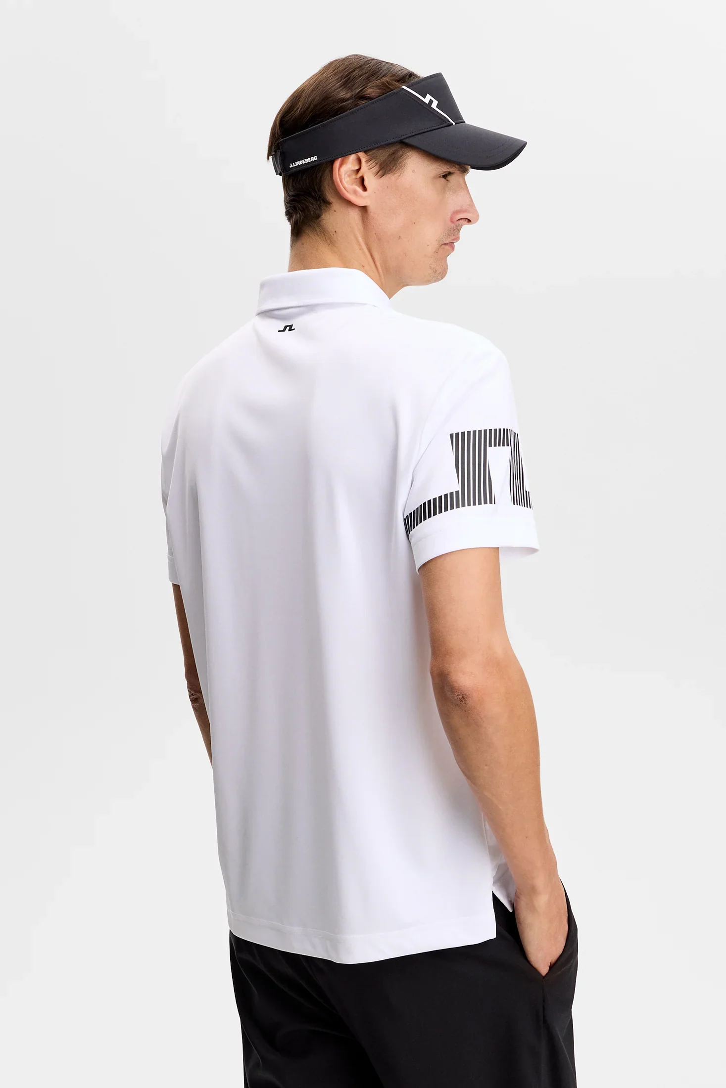 J.LINDEBERG Heath Polo Shirt – Men’s – White - Image 3