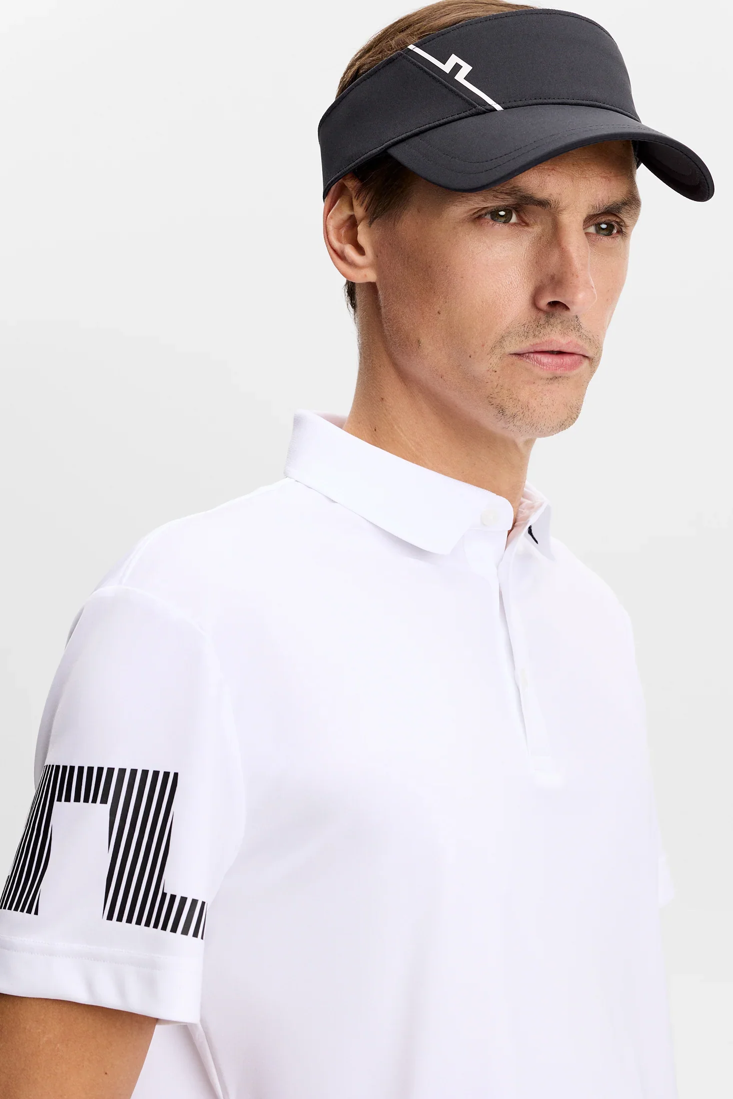J.LINDEBERG Heath Polo Shirt – Men’s – White - Image 4
