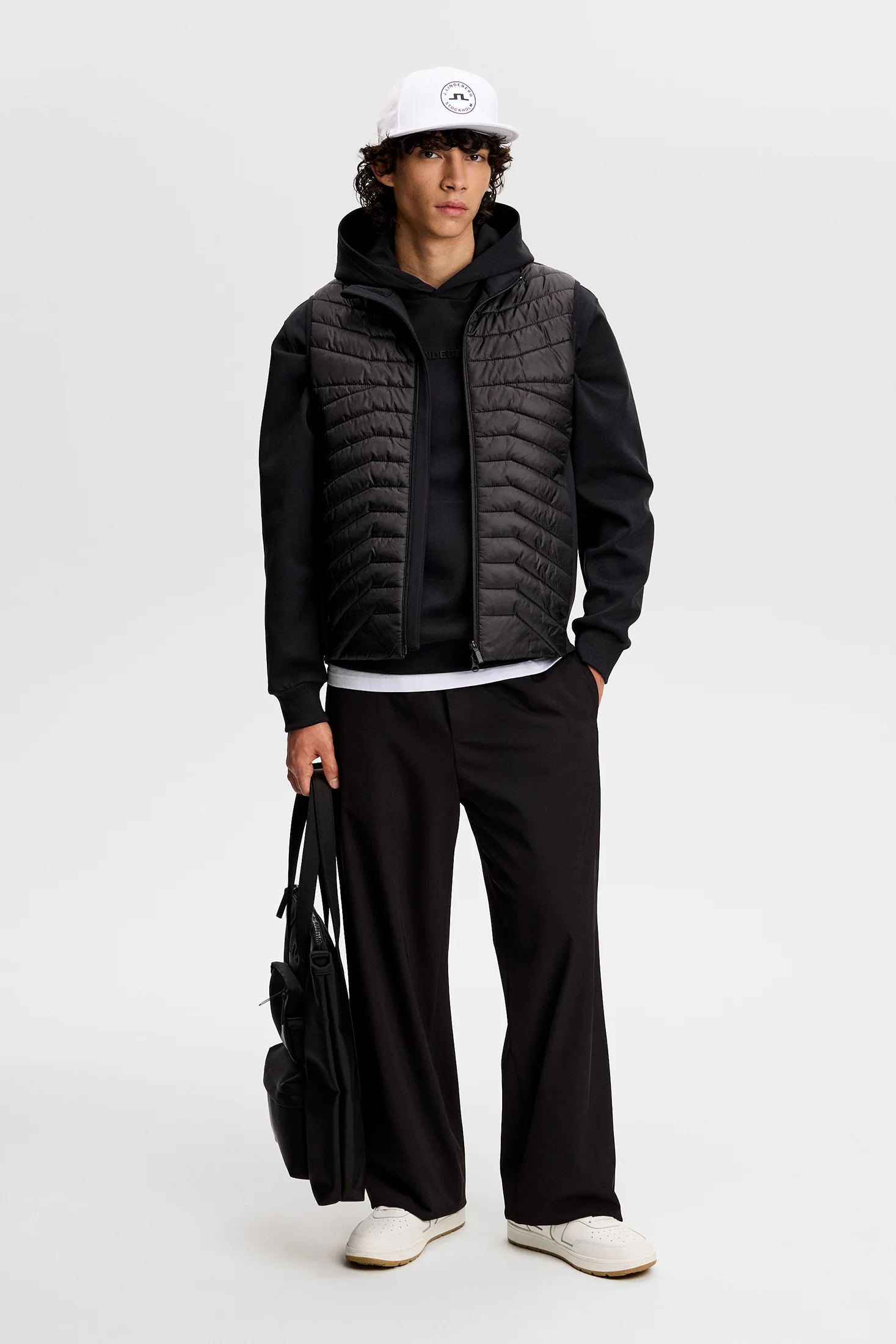 J.LINDEBERG Heyden Quilt Hybrid Gilet – Men’s – Black - Image 5