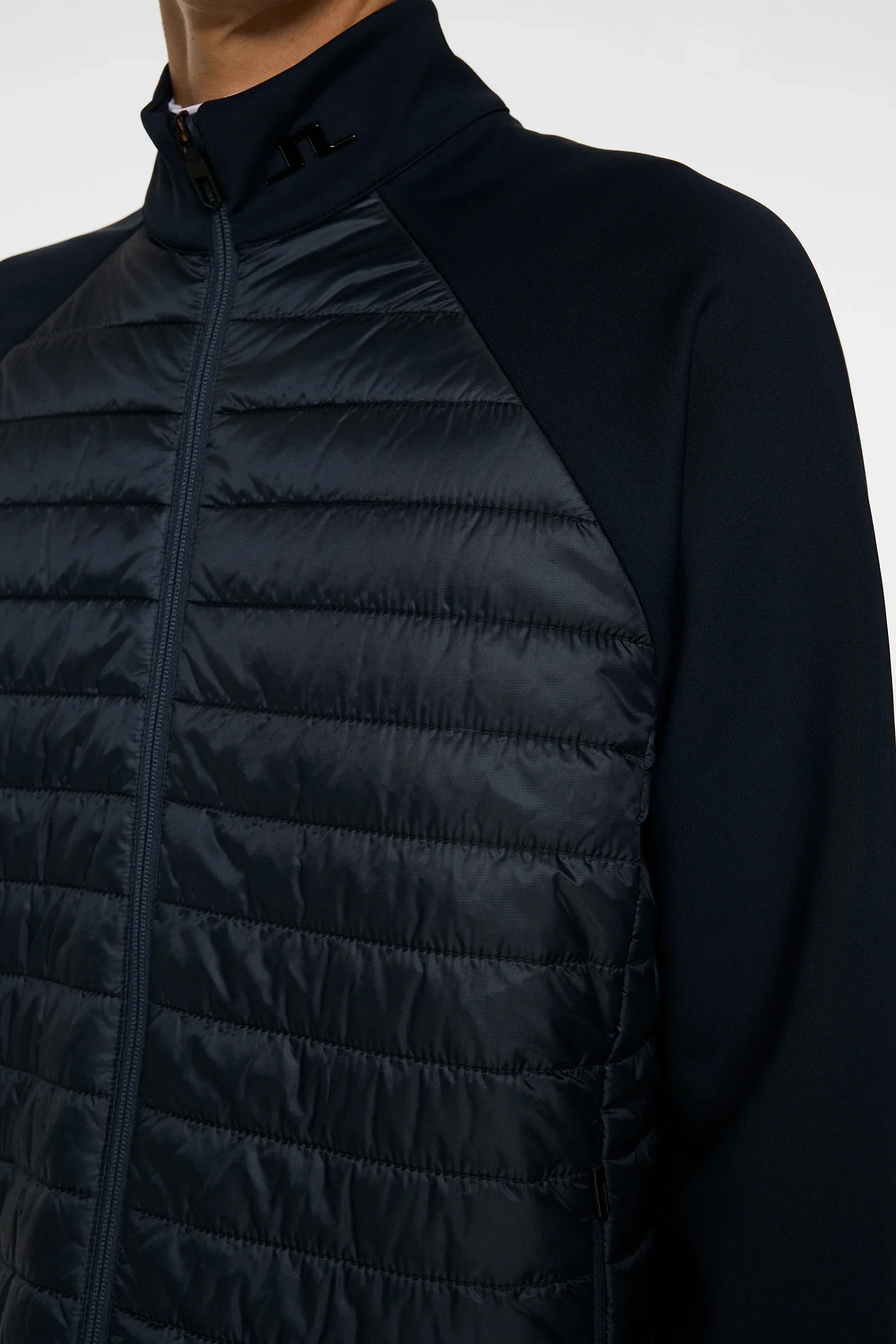 J.LINDEBERG Heyden Quilt Hybrid Jacket – Men’s – JL Navy - Image 4