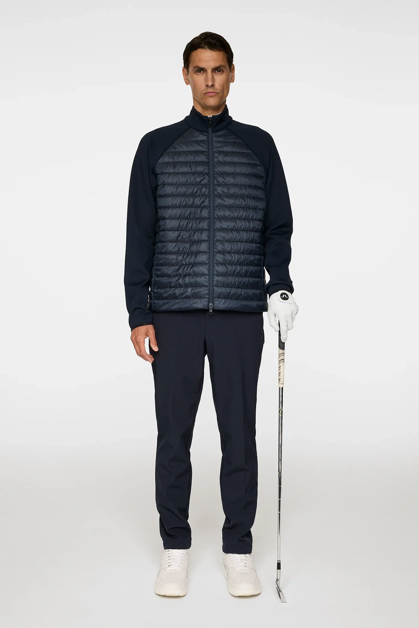 J.LINDEBERG Heyden Quilt Hybrid Jacket – Men’s – JL Navy - Image 5