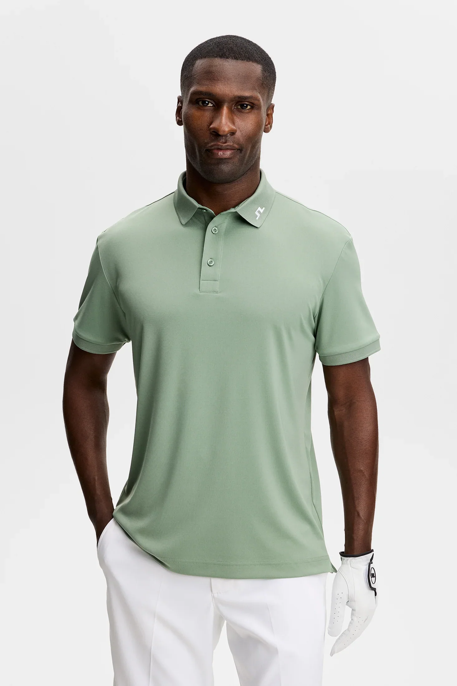 30% OFF - J.LINDEBERG KV Polo Shirt – Men’s – Hedge Green - Image 4