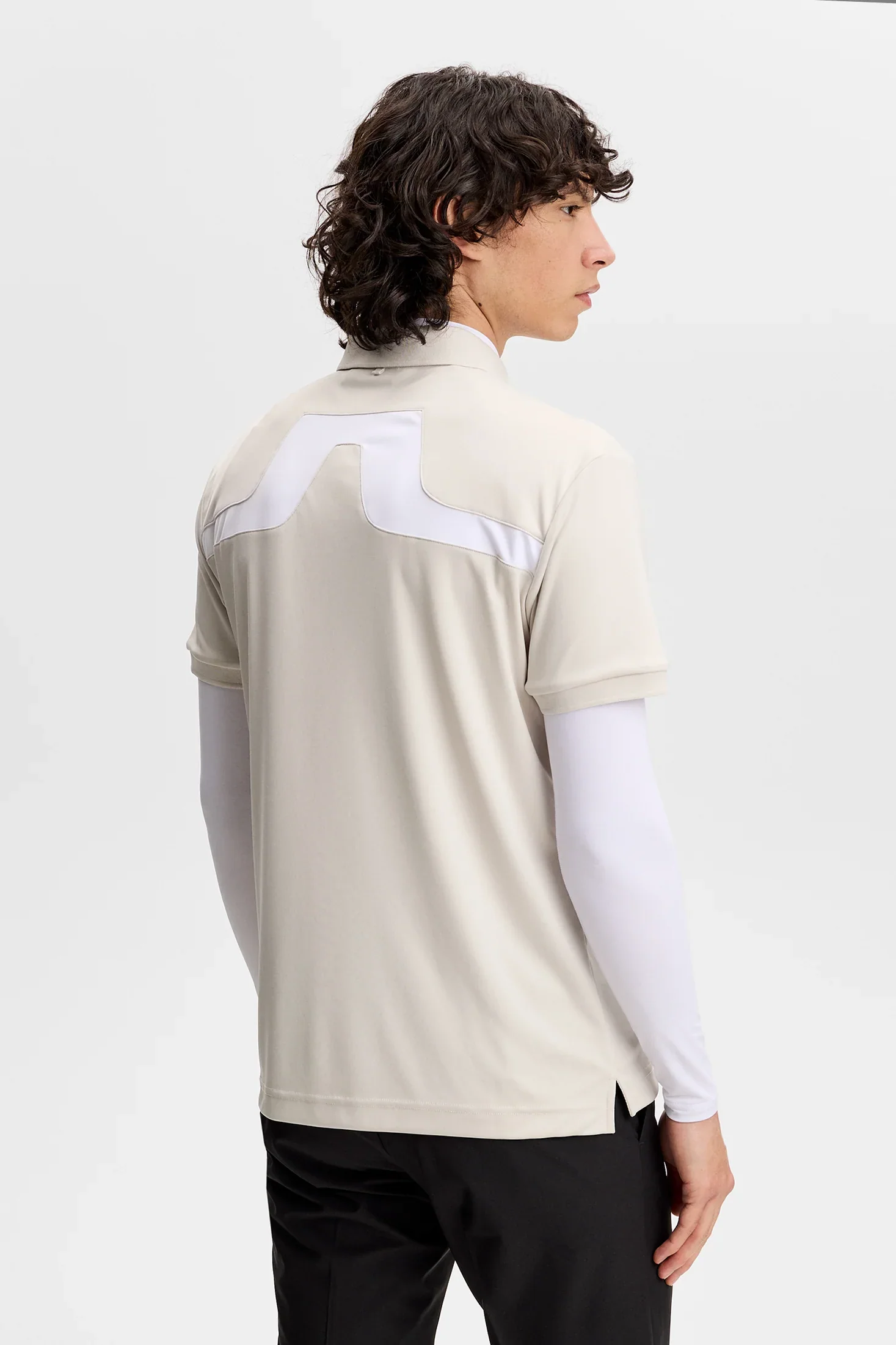 J.LINDEBERG KV Polo Shirt – Men’s – Moonbeam - Image 3