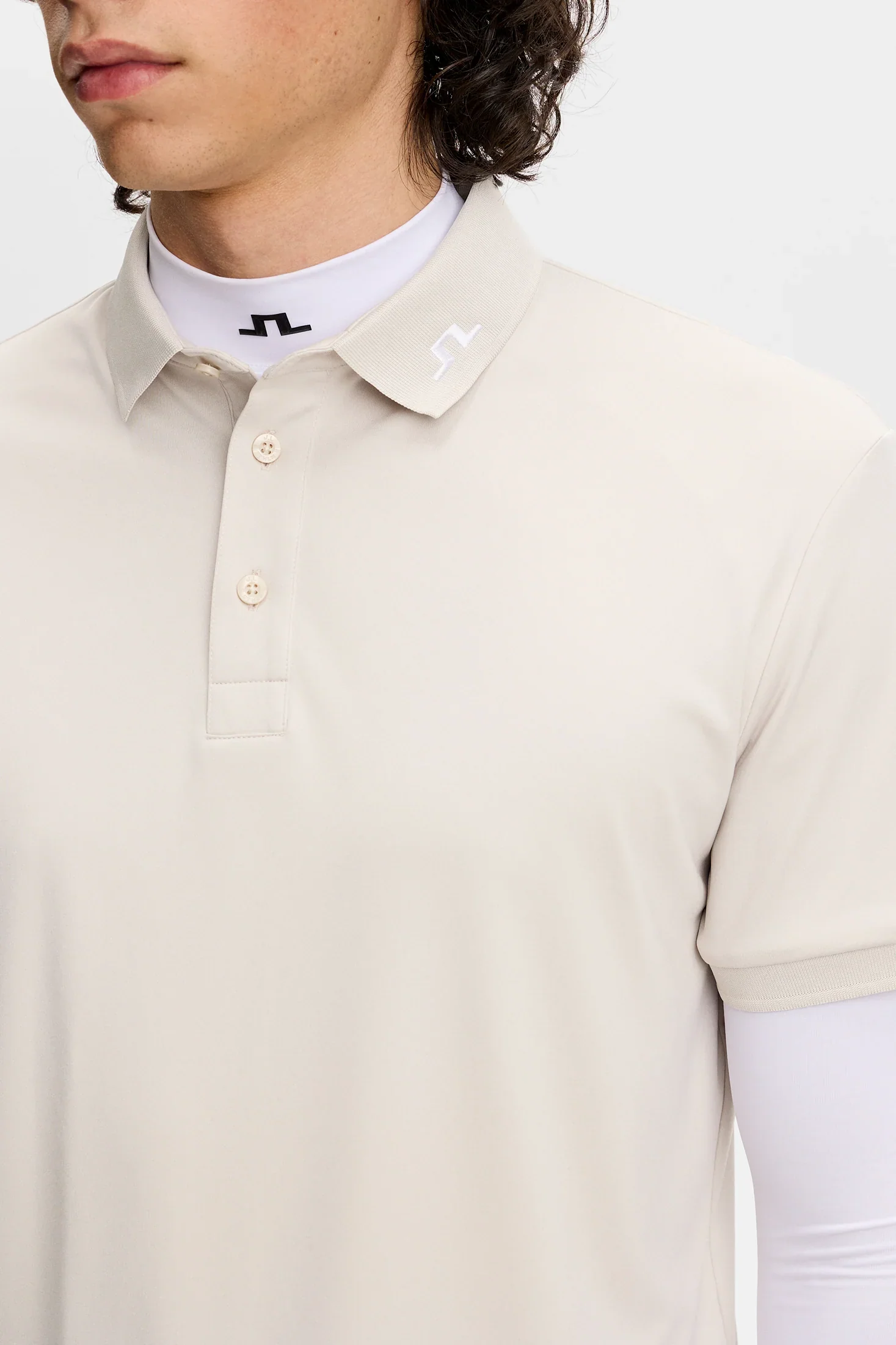 J.LINDEBERG KV Polo Shirt – Men’s – Moonbeam - Image 5