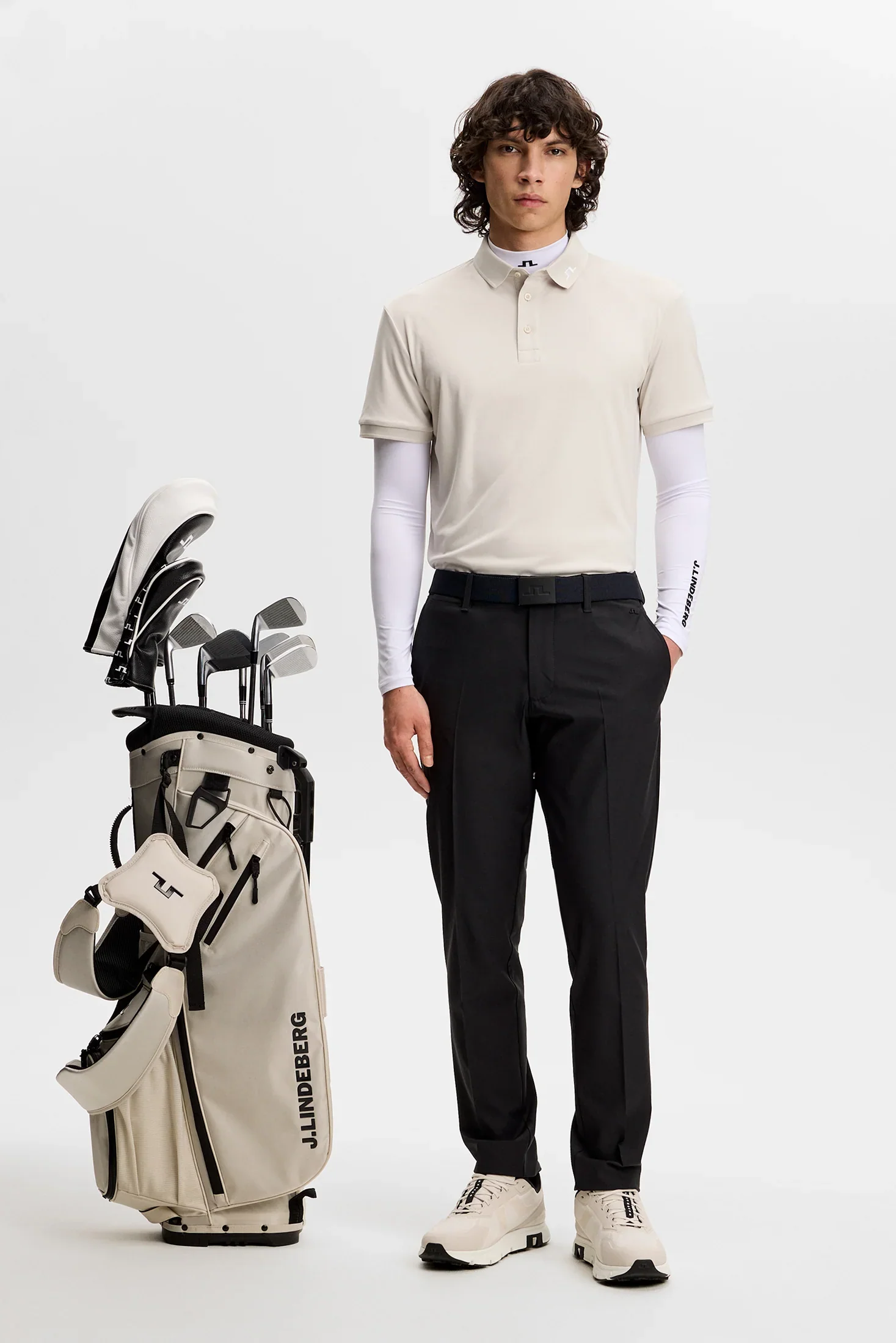 J.LINDEBERG KV Polo Shirt – Men’s – Moonbeam - Image 6