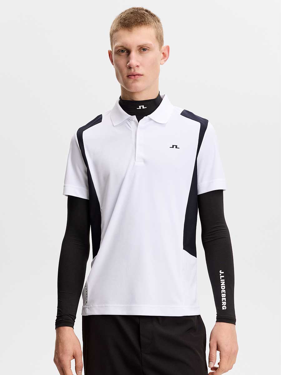 30% OFF - J.LINDEBERG Legacy Polo Shirt – Men’s Regular Fit – White - Image 2