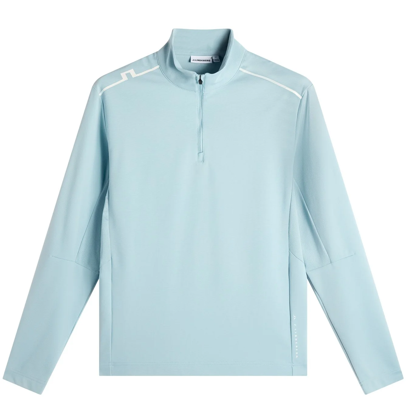 J.LINDEBERG Leon Quarter Zip Mid Layer – Men’s – Forget Me Not Blue