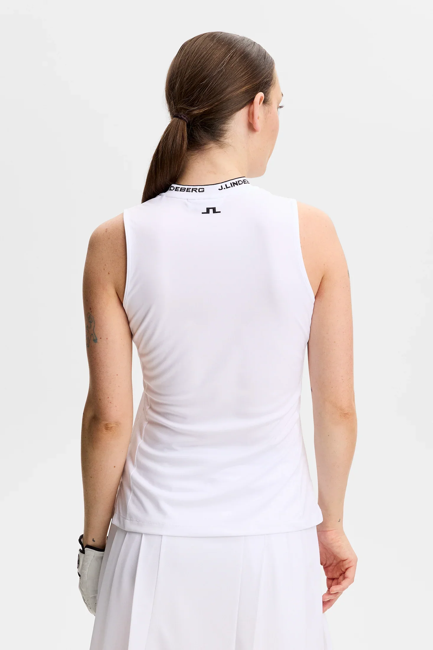 J.LINDEBERG Leya Sleeveless Top - Womens - White - Image 3
