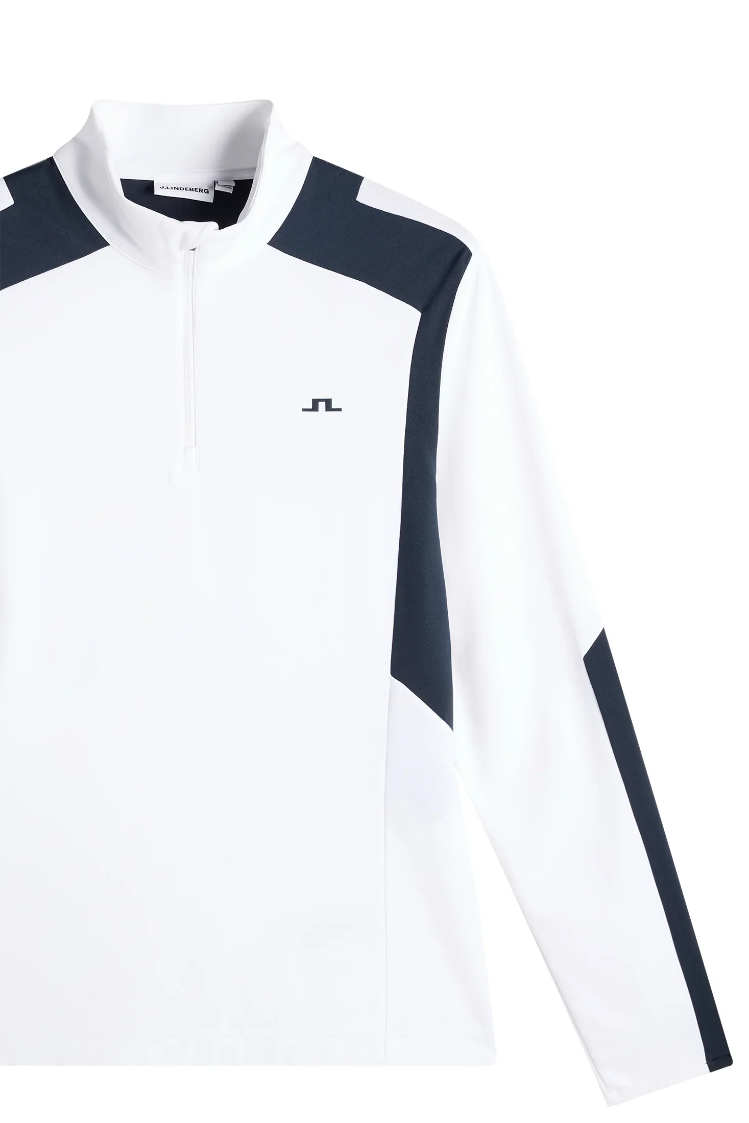 J.LINDEBERG Lukas Quarter Zip Mid Layer – Men’s – White - Image 5