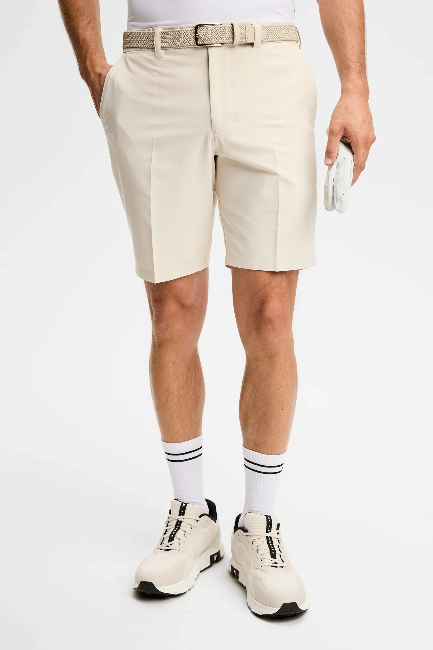 J.LINDEBERG Mitch Golf Shorts – Men’s – Moonbeam - Image 2