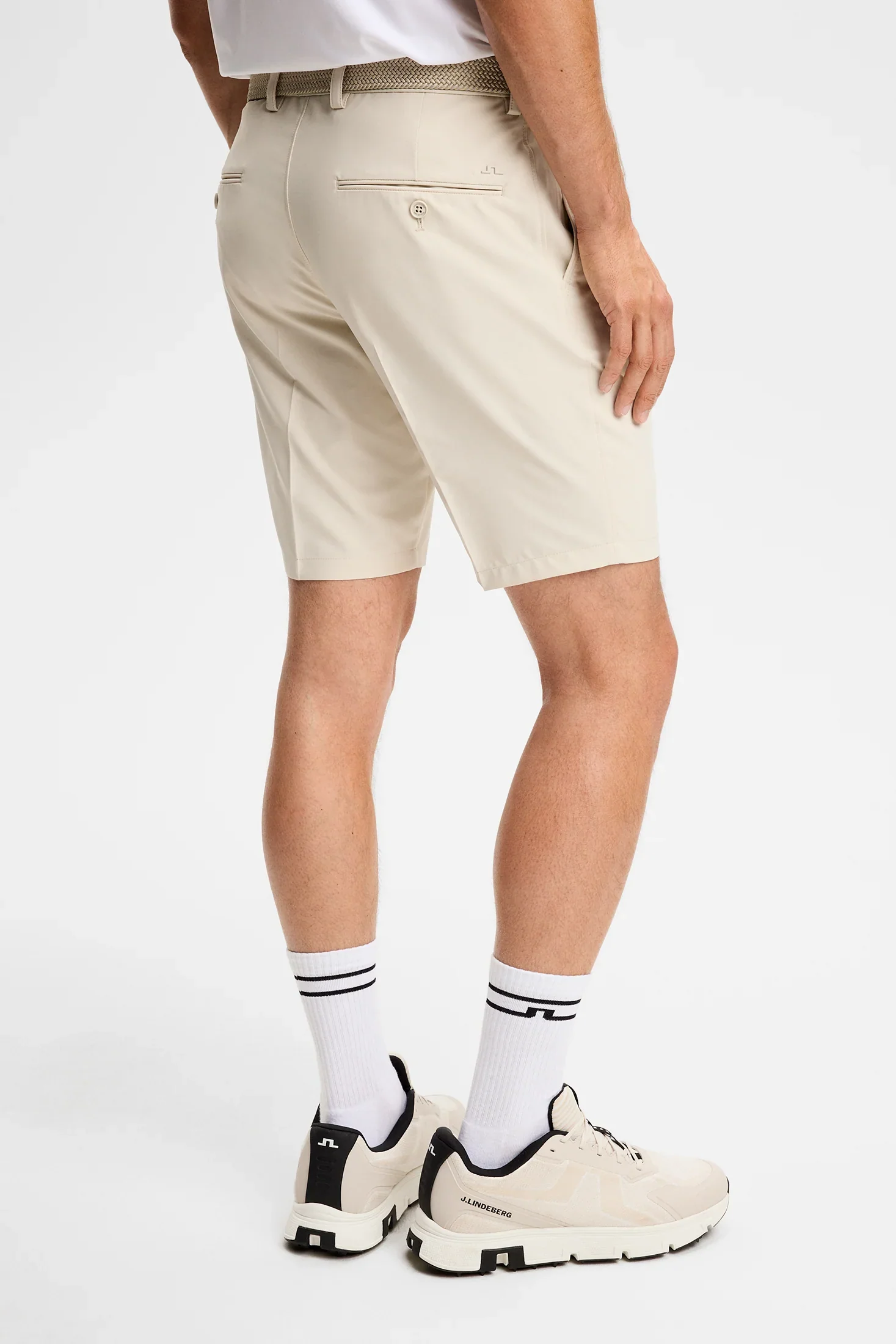 J.LINDEBERG Mitch Golf Shorts – Men’s – Moonbeam - Image 3