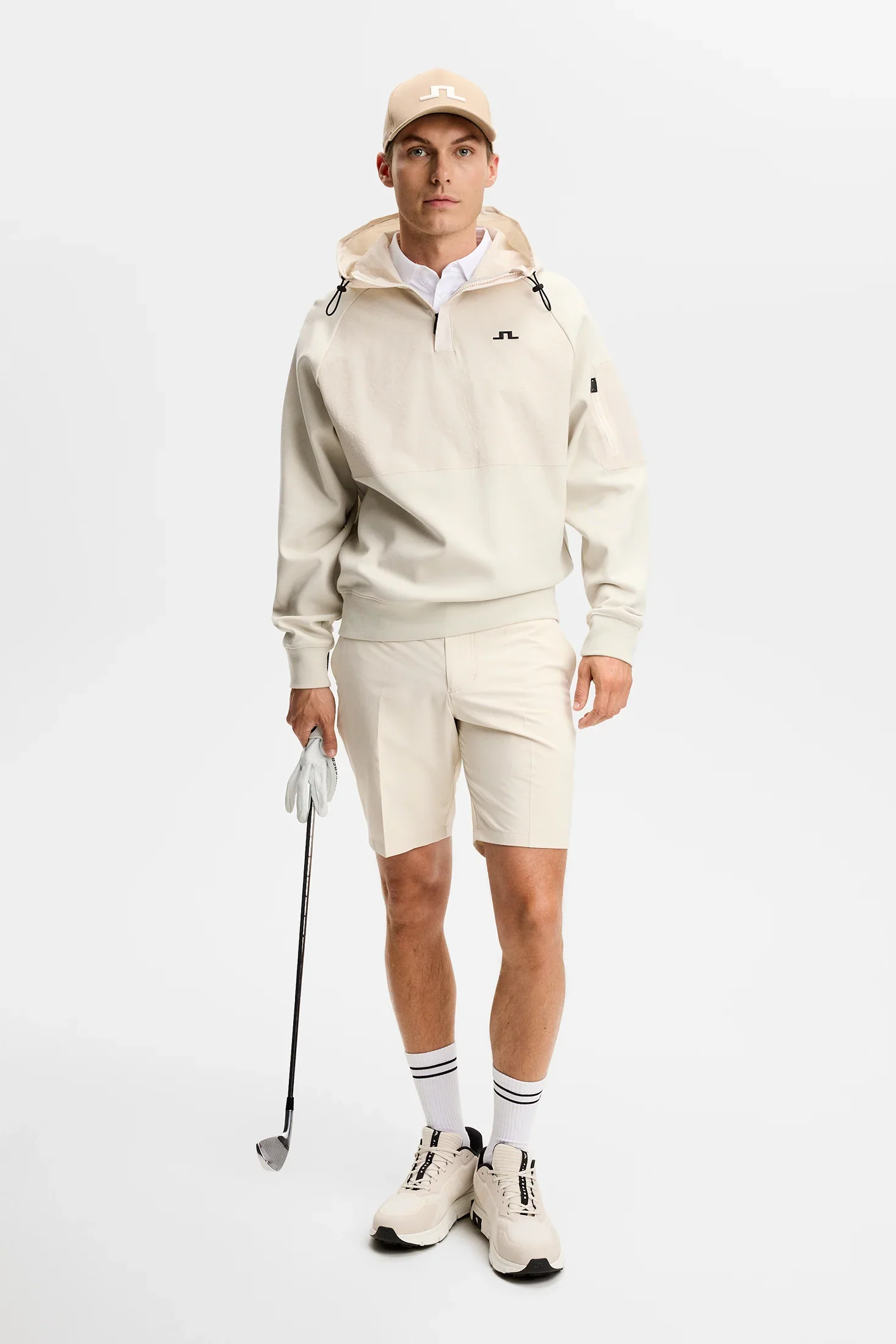 J.LINDEBERG Mitch Golf Shorts – Men’s – Moonbeam - Image 5