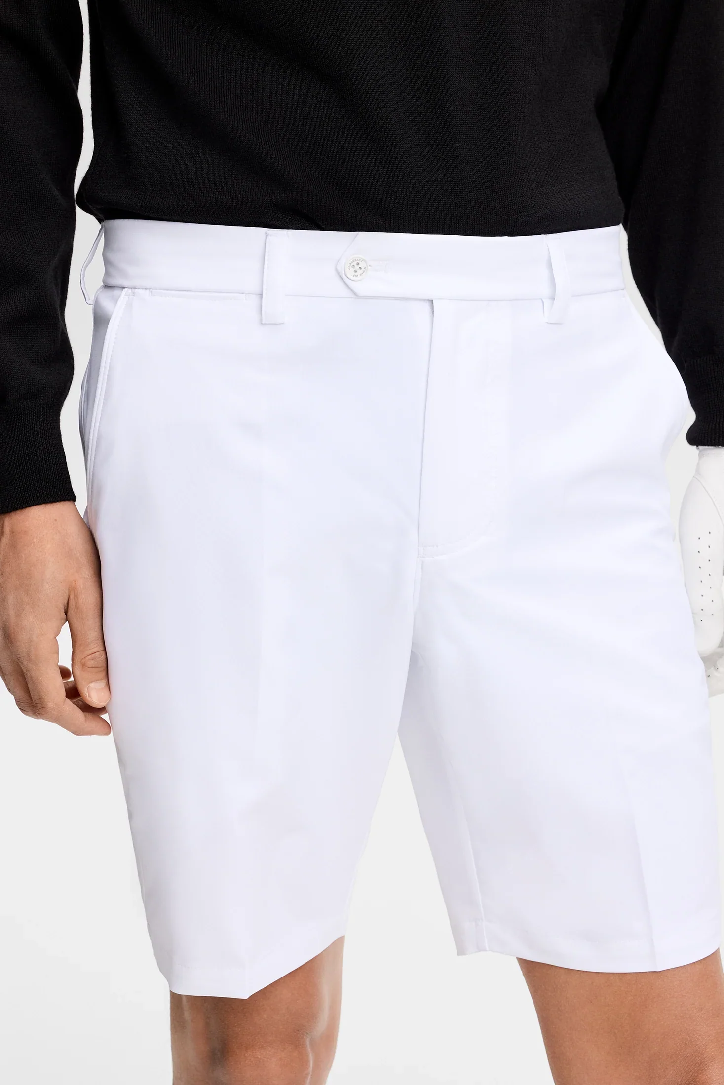 J.LINDEBERG Mitch Golf Shorts – Men’s – White - Image 4